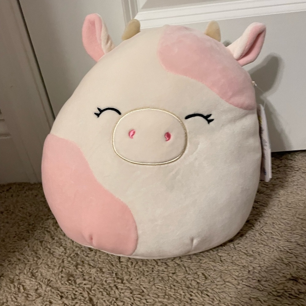 10” cow squishmallow